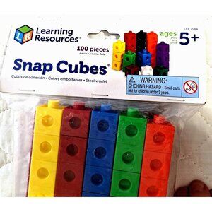 Learning Resourcess Snap Cubes New in Package 100 Pieces Ages 5+